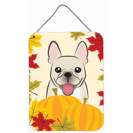 Carolines Treasures French Bulldog Thanksgiving Wall or Door Hanging Prints BB2044DS1216